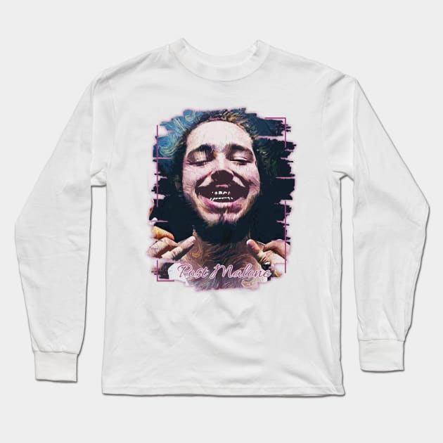 Post Malone Long Sleeve T-Shirt by Nana On Here